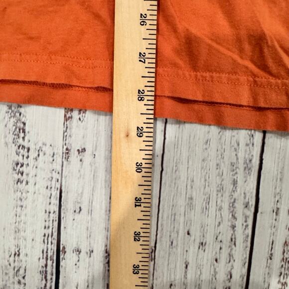 Patagonia 1973 Mountain Logo Organic Cotton T-Shirt Men’s L Orange Slim Fit - Picture 9 of 9